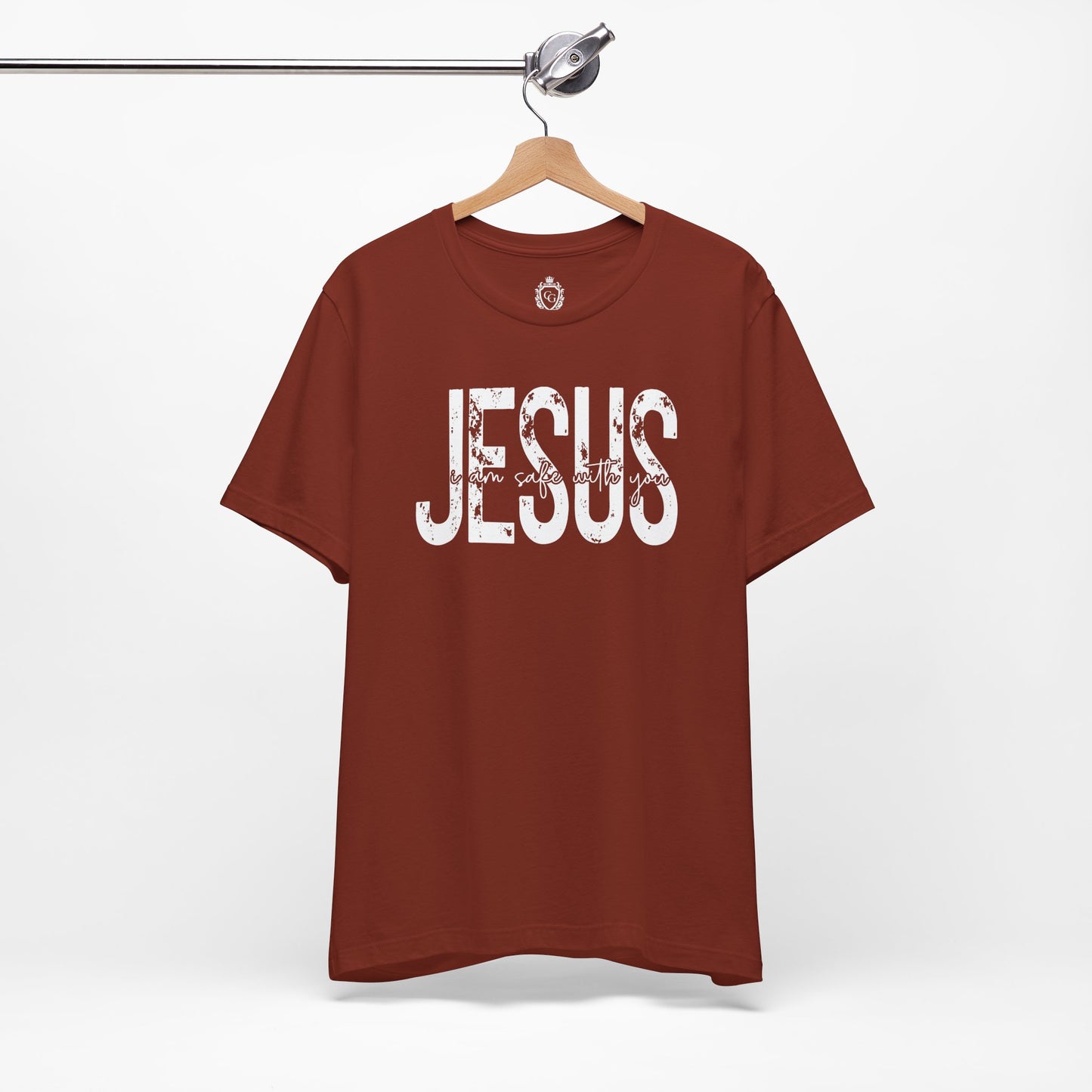 Jesus I am Safe With You Jersey Short Sleeve Tee