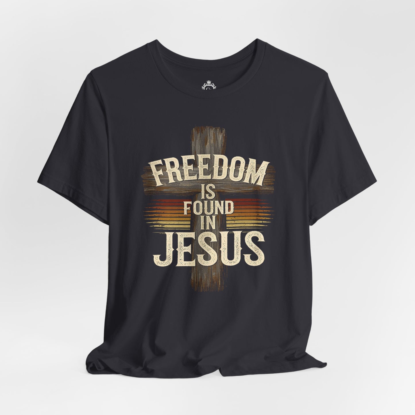 Freedom in found in Jesus Jersey Short Sleeve Tee