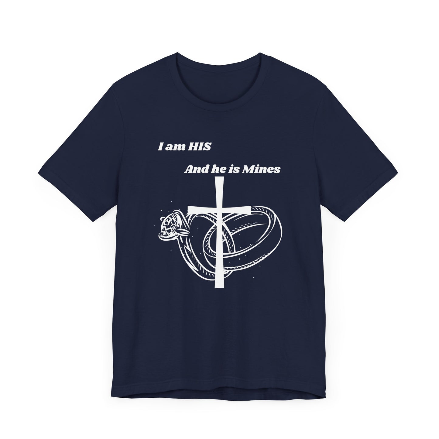 I Am His And He Is Mines Jersey Short Sleeve Tee