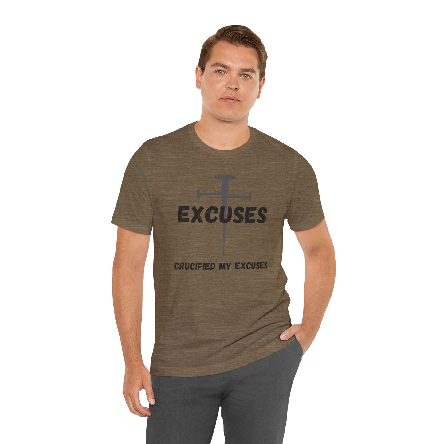 Crucified My Excuses Jersey Short Sleeve Tee