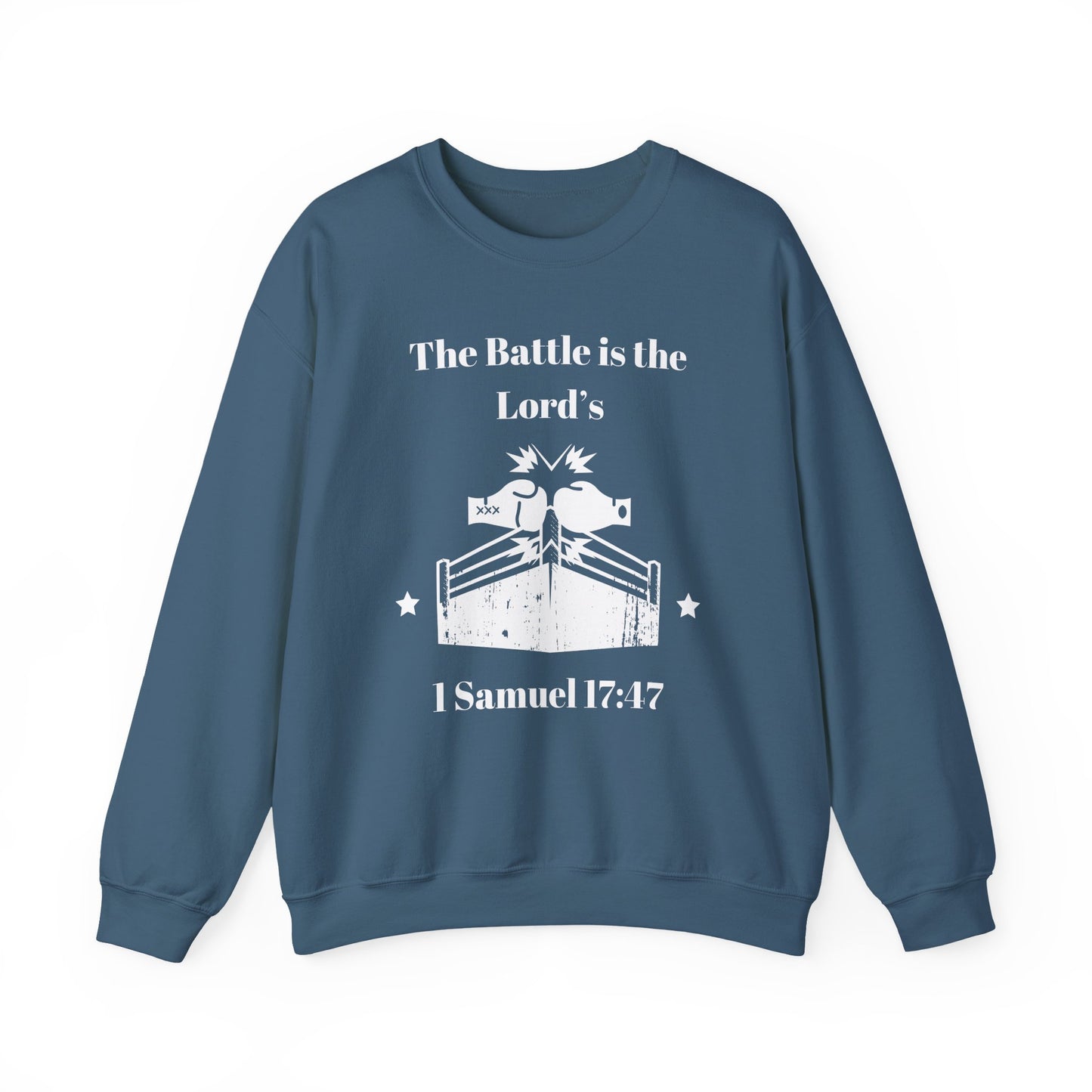 Men's Sweatshirt - The Battle Is The Lord's