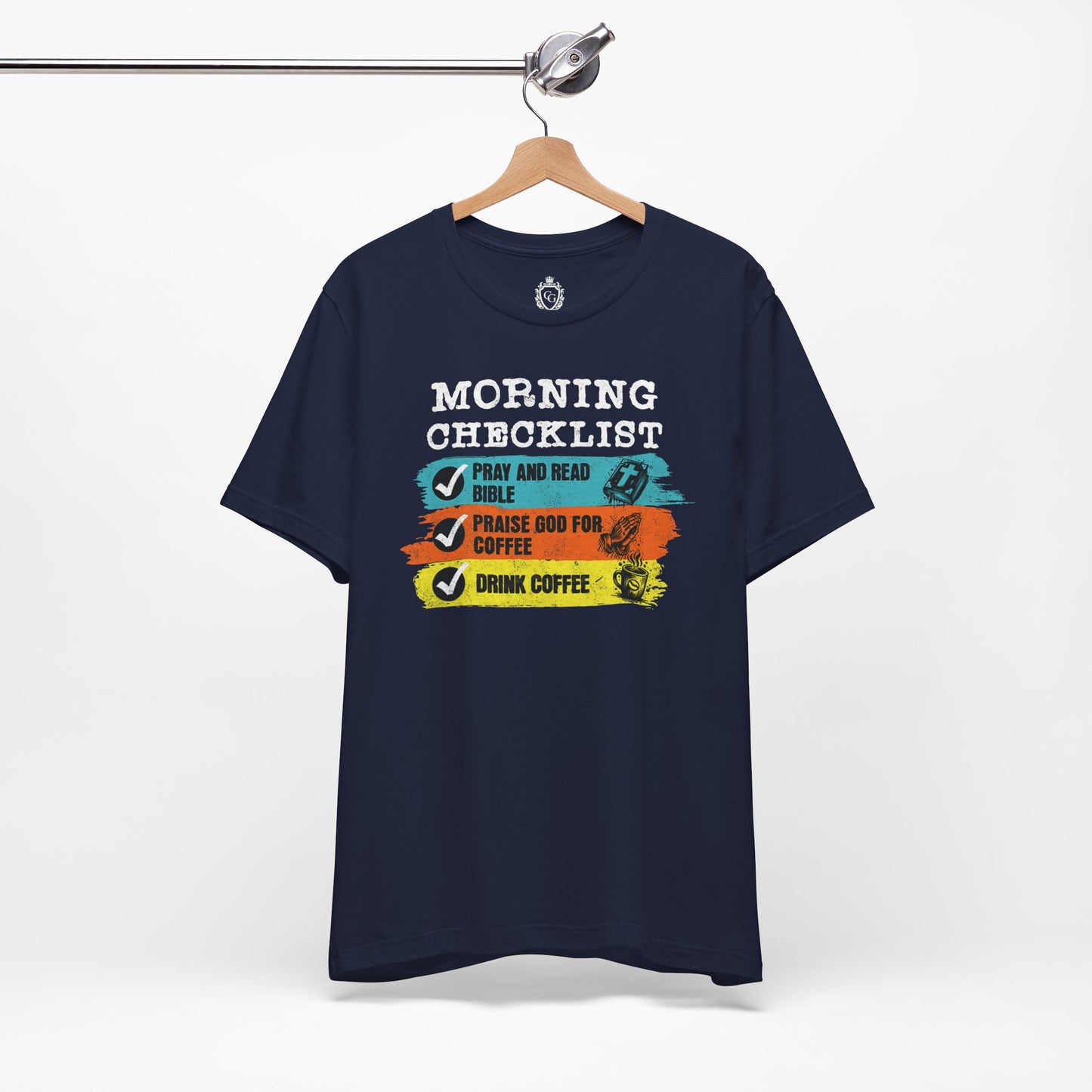 Morning Checklist Jersey Short Sleeve Tee