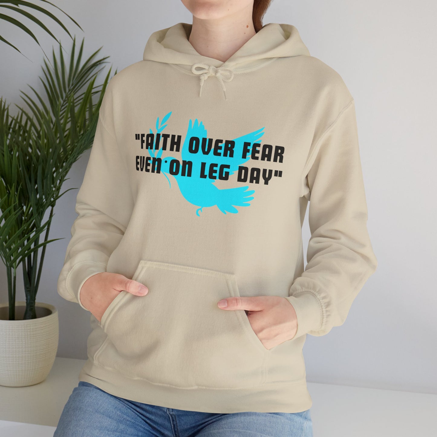 Faith Over Fear Heavy Blend™ Hooded Sweatshirt