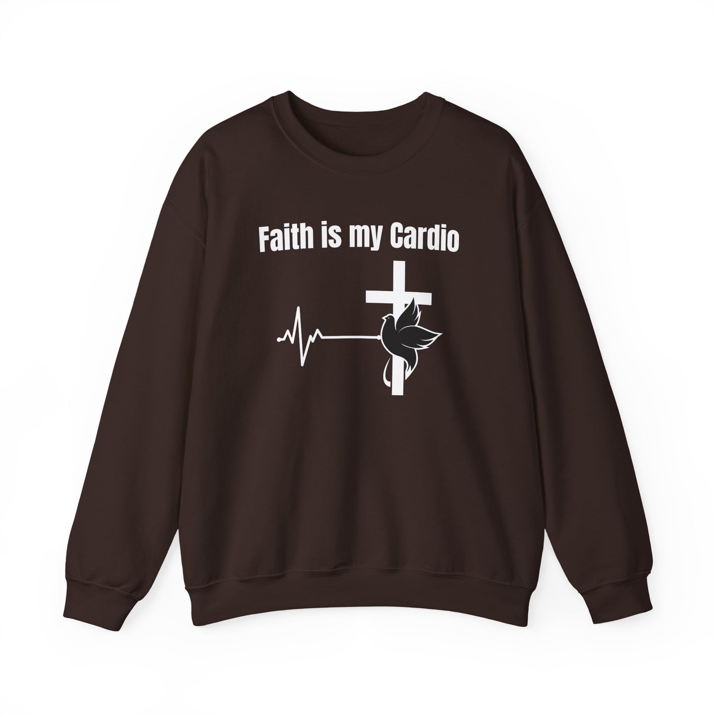 Men's Sweatshirt - Faith Is My Cardio