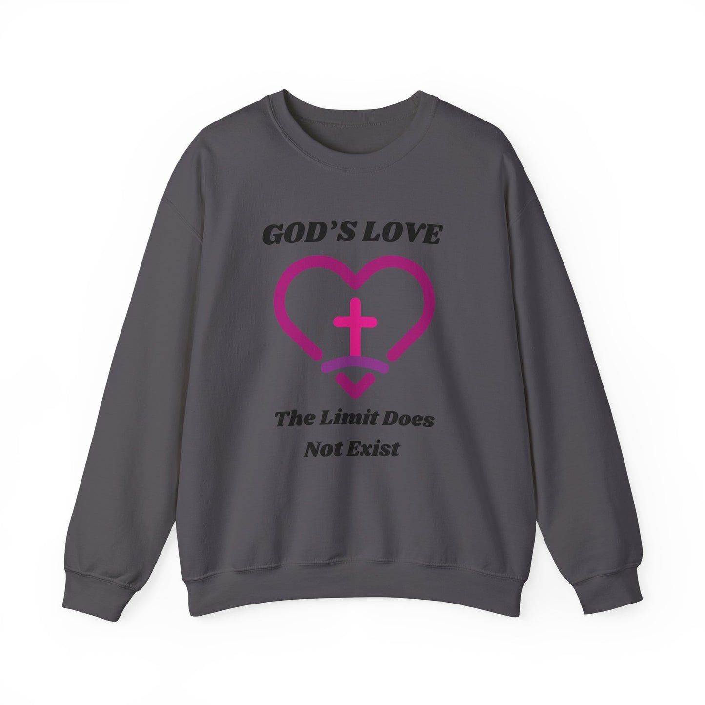 God's Love The Limit Does Not Exist Heavy Blend™ Crewneck Sweatshirt