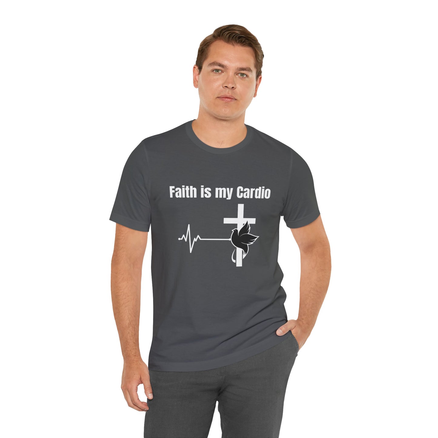 Faith Is My Cardio Jersey Short Sleeve Tee