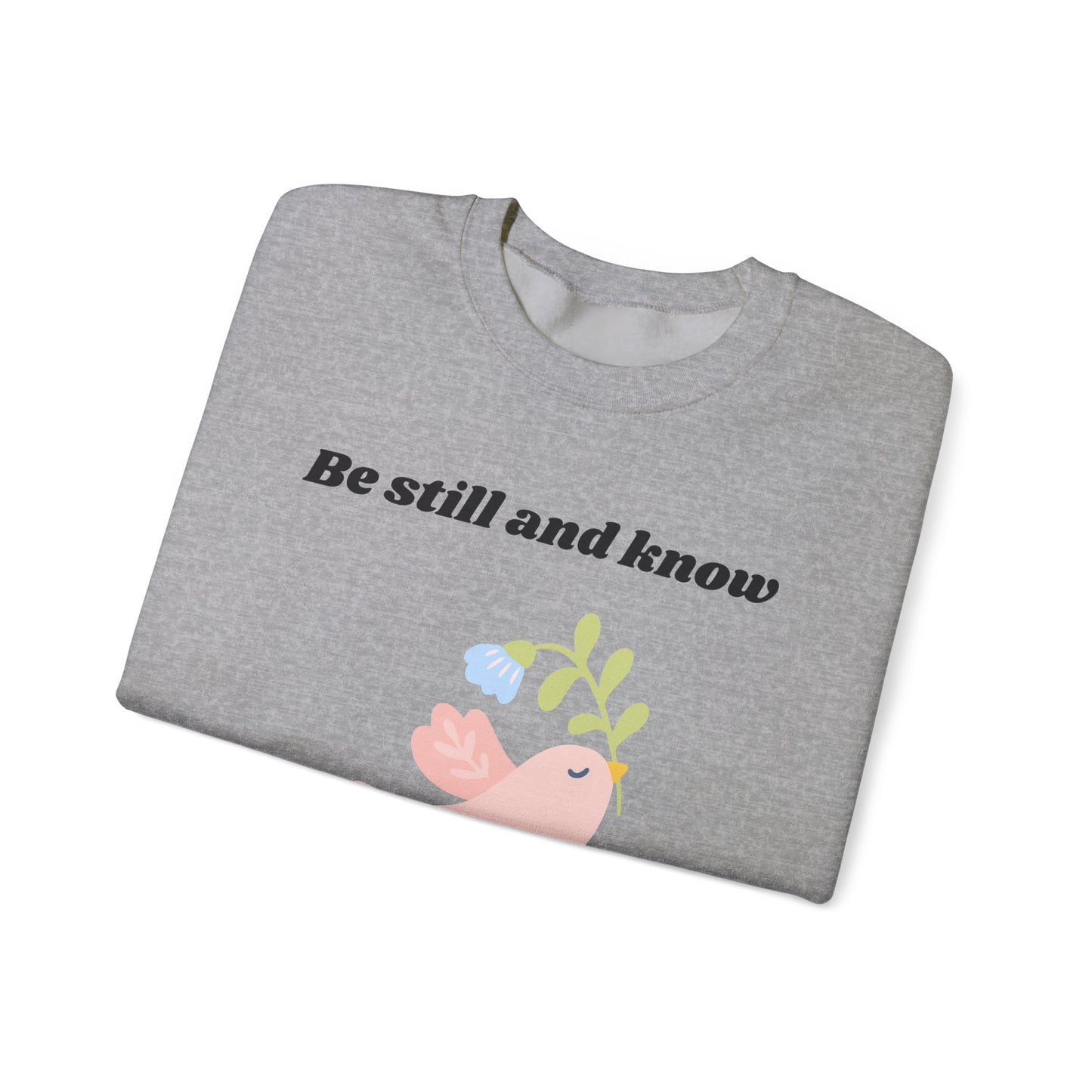 Be Still And Know Heavy Blend™ Crewneck Sweatshirt