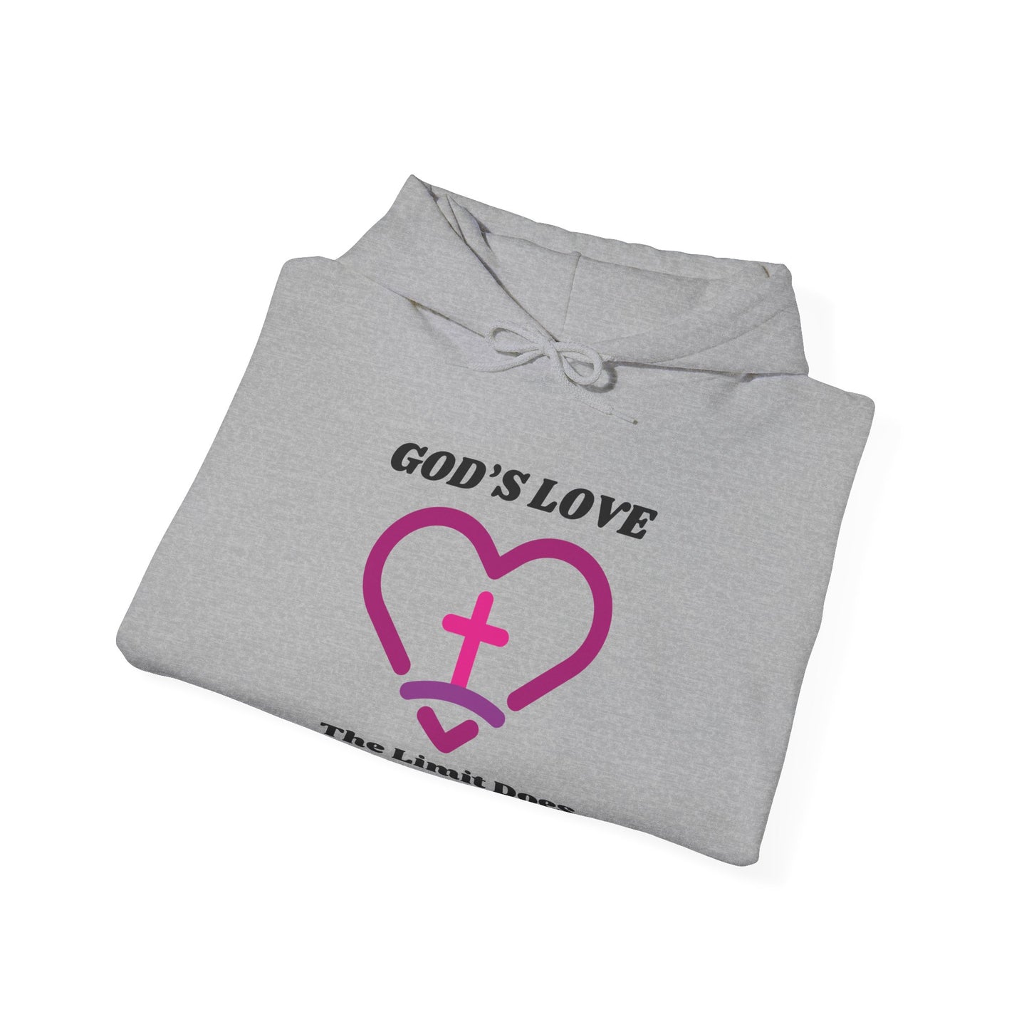 God's Love The Limit Does Not Exist Heavy Blend™ Hooded Sweatshirt