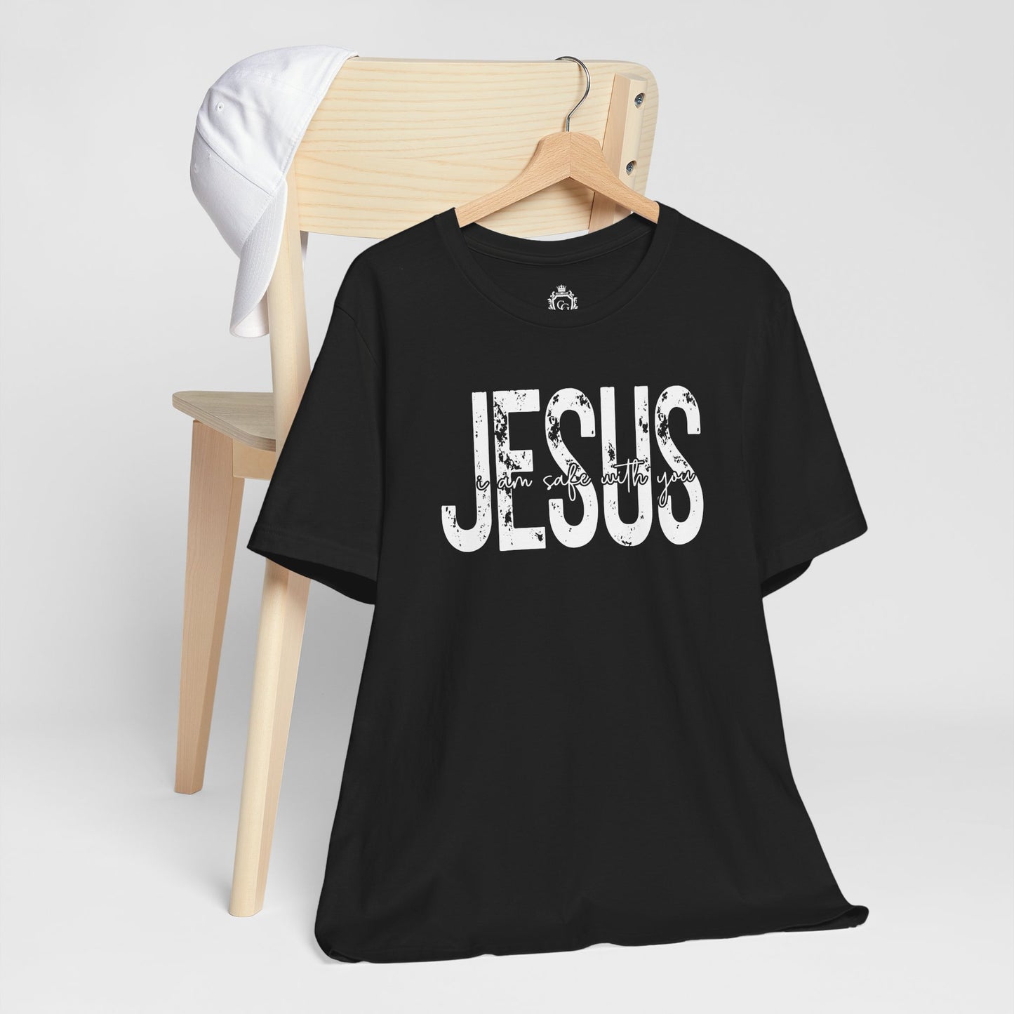 Jesus I am Safe With You Jersey Short Sleeve Tee