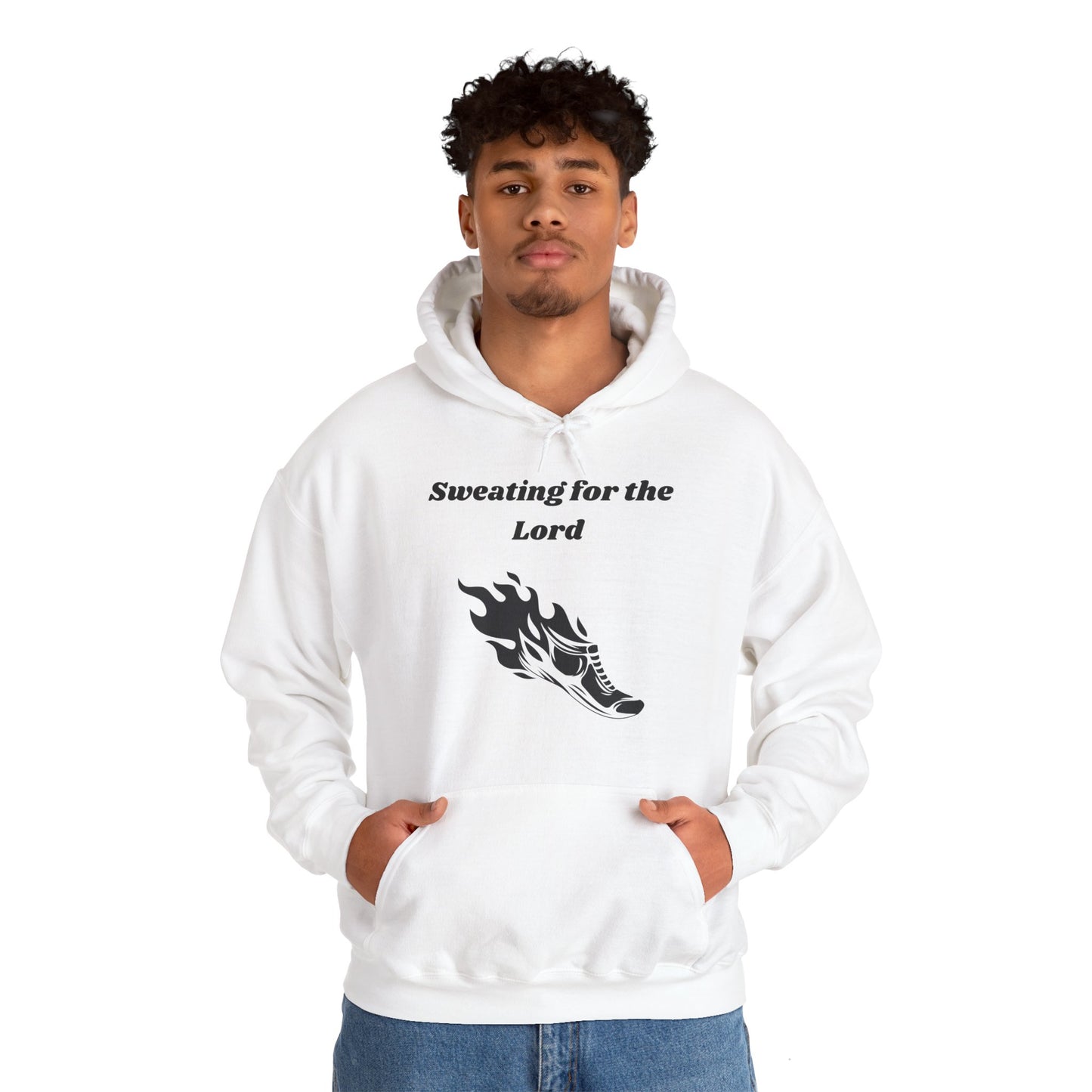 Sweating For The Lord Heavy Blend™ Hooded Sweatshirt