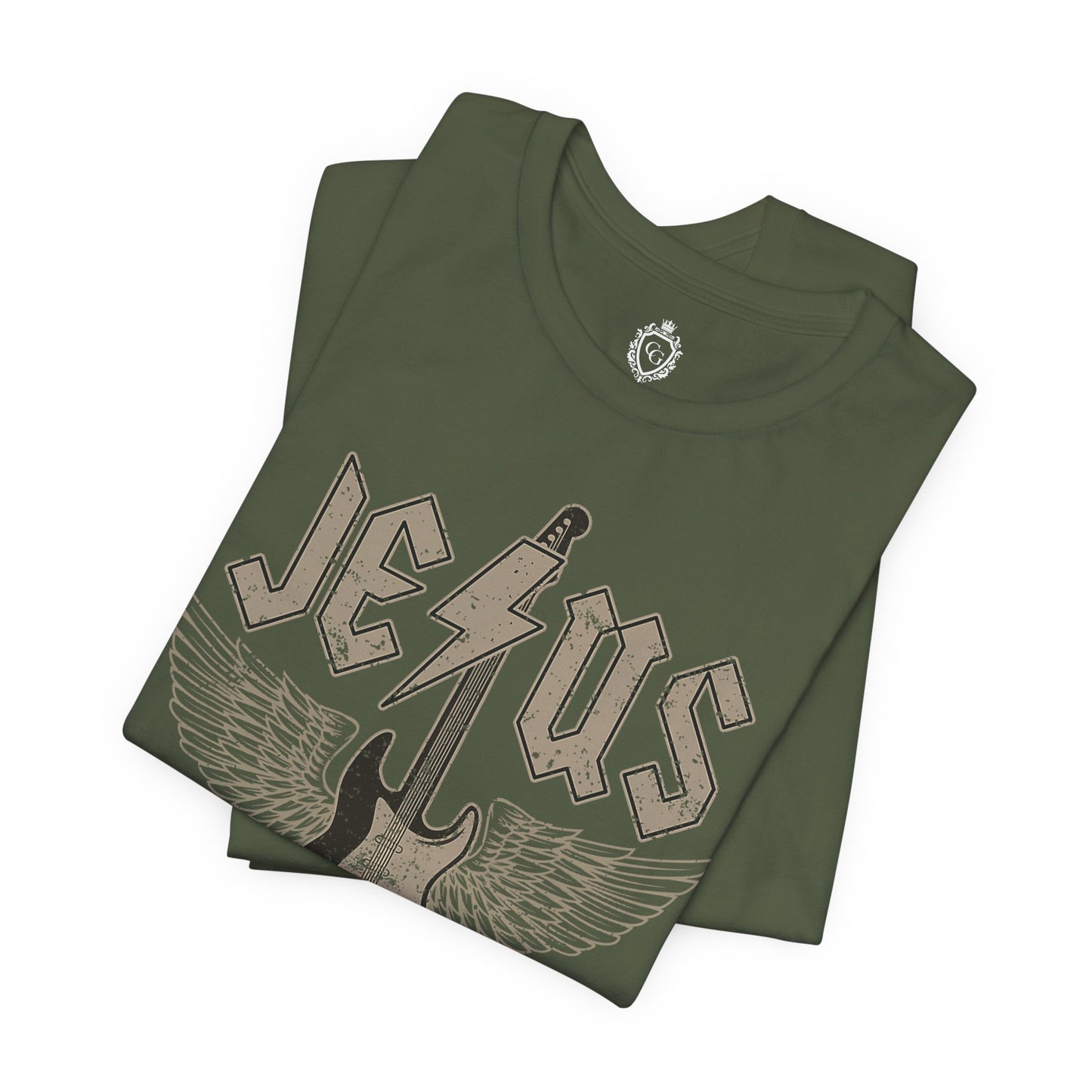 Jesus Highway To Heaven Jersey Short Sleeve Tee